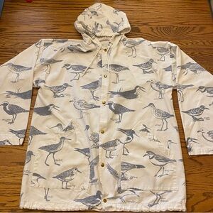 Seagulls hooded canvas rag jacket size S/M